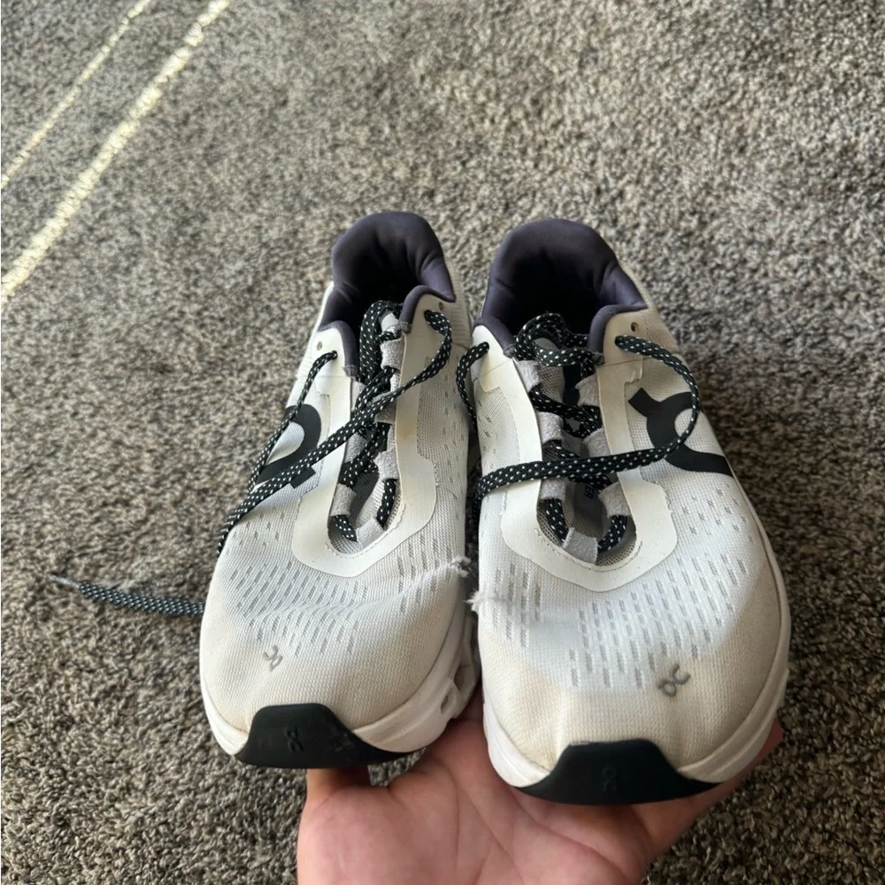 On Running Cloudtec White and Black Sneakers - Picture 5 of 7